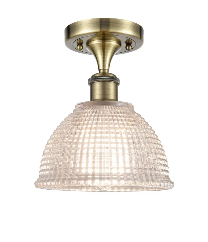 Innovations – 516-1C-AB-G422-LED – LED Semi-Flush Mount – Ballston – Antique Brass – 5161CABG422LED