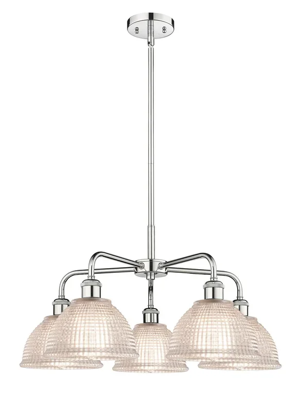 Innovations – 516-5CR-PC-G422 – Five Light Chandelier – Ballston – Polished Chrome – 5165CRPCG422
