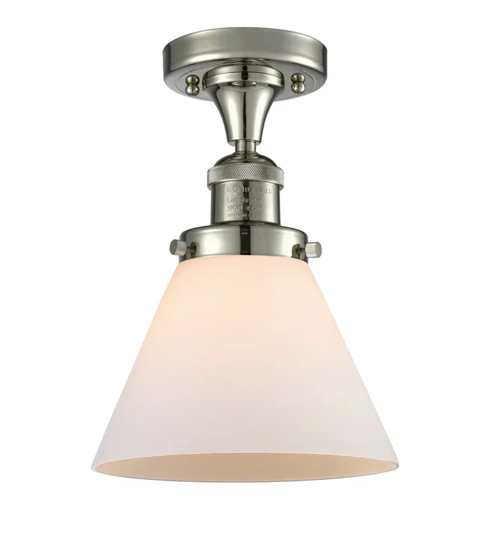 Innovations – 517-1CH-PN-G41 – One Light Semi-Flush Mount – Franklin Restoration – Polished Nickel – 5171CHPNG41