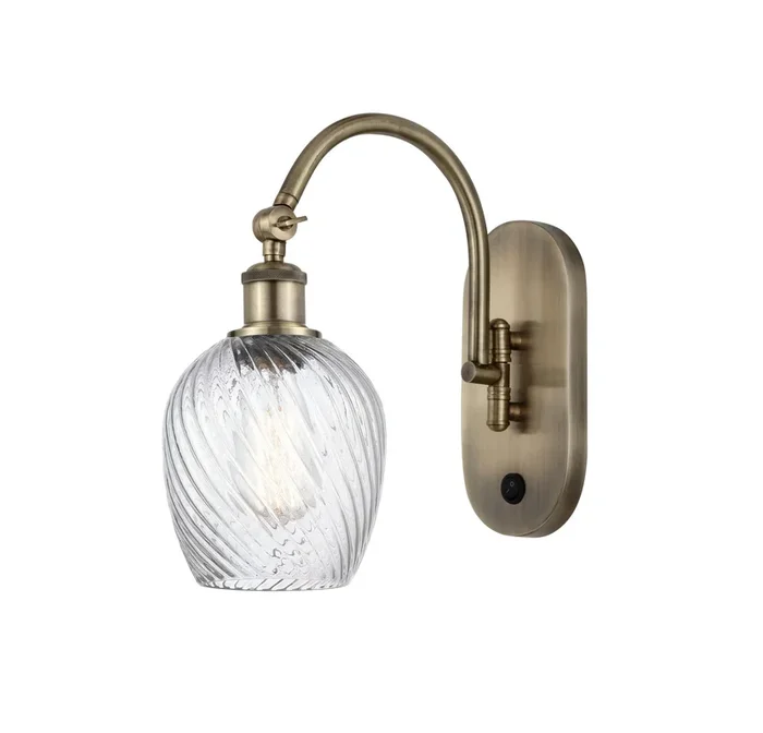 Innovations – 518-1W-AB-G292 – One Light Wall Sconce – Ballston – Antique Brass – 5181WABG292