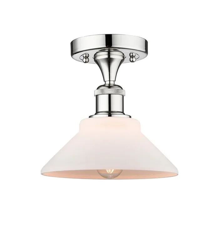 Innovations – 616-1F-PC-G131 – One Light Semi-Flush Mount – Edison – Polished Chrome – 6161FPCG131