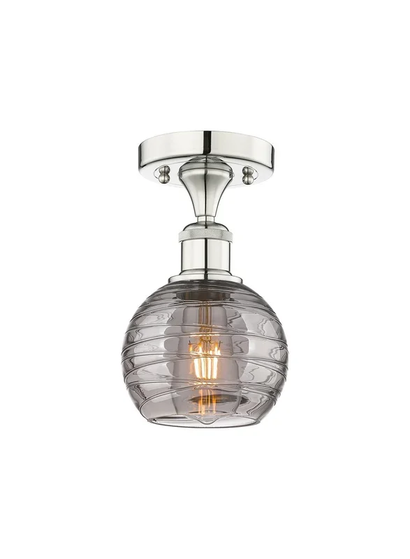 Innovations – 616-1F-PN-G1213-6SM – One Light Semi-Flush Mount – Edison – Polished Nickel – 6161FPNG12136SM