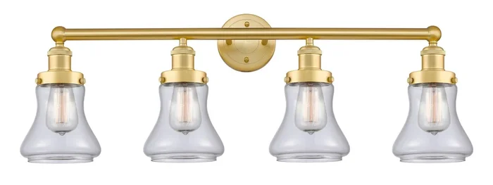 Innovations – 616-4W-SG-G192 – Four Light Bath Vanity – Edison – Satin Gold – 6164WSGG192