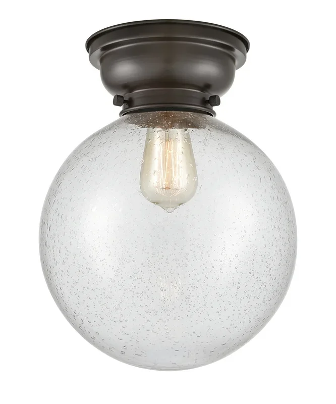 Innovations – 623-1F-OB-G204-10 – One Light Flush Mount – Franklin Restoration – Oil Rubbed Bronze – 6231FOBG20410