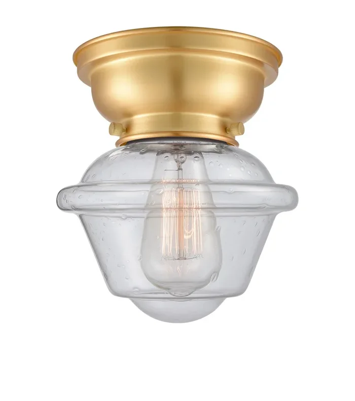 Innovations – 623-1F-SG-G534-LED – LED Flush Mount – Franklin Restoration – Satin Gold – 6231FSGG534LED