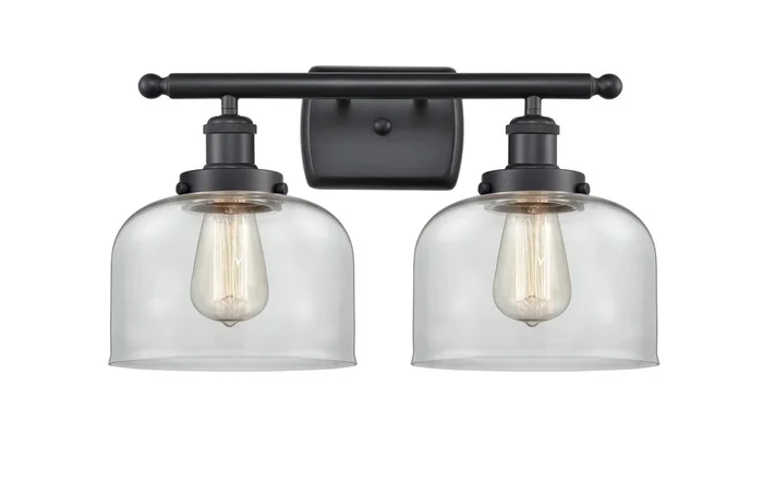 Innovations – 916-2W-BK-G72-LED – LED Bath Vanity – Ballston Urban – Matte Black – 9162WBKG72LED