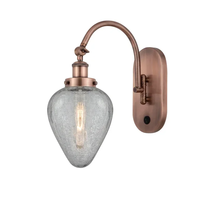 Innovations – 918-1W-AC-G165 – One Light Wall Sconce – Franklin Restoration – Antique Copper – 9181WACG165