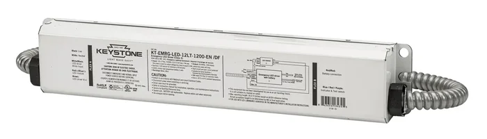 Keystone LED Emergency Backup Driver 12W 1200Lm Fully Enclosed–No LED Module (KT-EMRG-LED-12LT-1200-EN /DF)