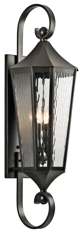 Kichler – Four Light Outdoor Wall Mount – Rochdale