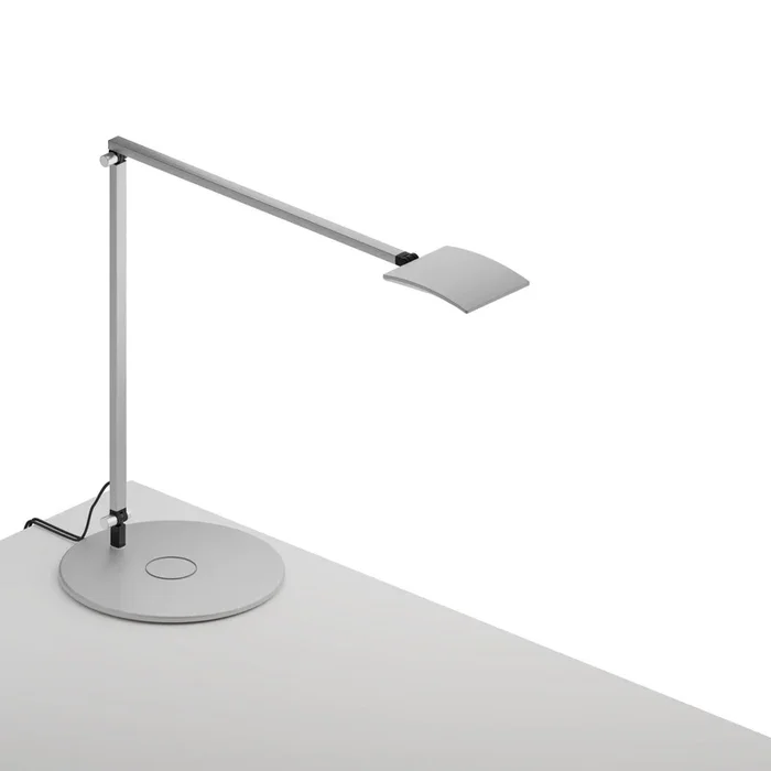 Koncept – AR2001-SIL-QCB – LED Desk Lamp – Mosso – Silver – AR2001SILQCB