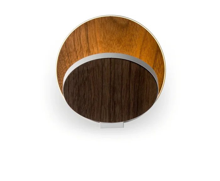 Koncept – GRW-S-MWT-OWT-PI – LED Wall Sconce – Gravy – Matte white, oiled walnut – GRWSMWTOWTPI