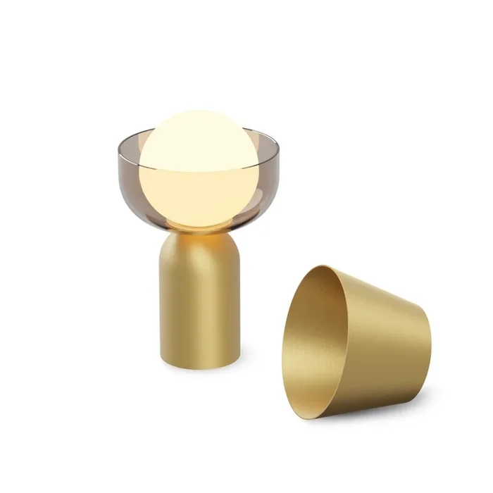 Koncept – GUY-BRS+BDGY – LED Lantern – Guy – Brass – GUYBRSBDGY