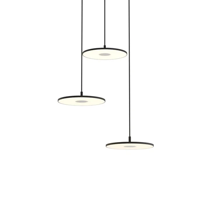Koncept – YUP-C3-SW-MTB – LED Pendant – Yurei – Matte Black – YUPC3SWMTB