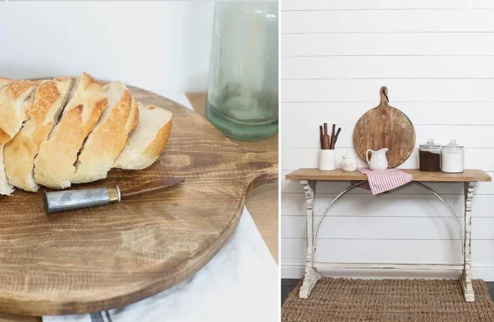 LARGE European Round Pizza Board – European Bread Boards – Decor Steals