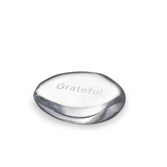 LoveYourBrain Intention Stone – GRATEFUL by Simon Pearce