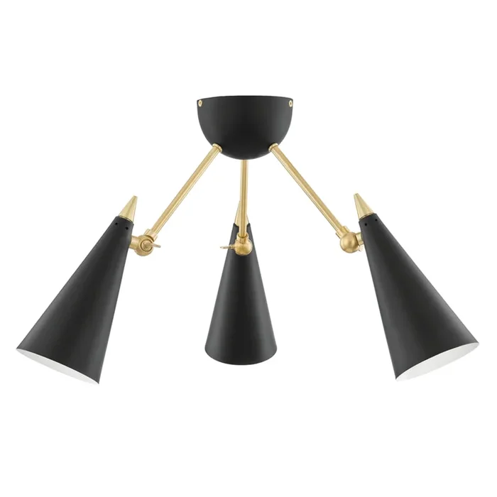 Mitzi – Three Light Semi Flush Mount – Moxie