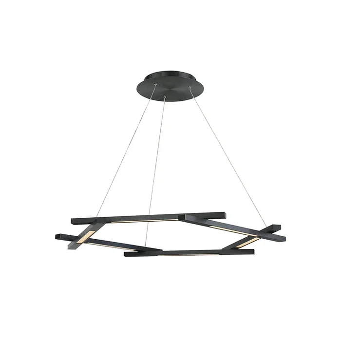 Modern Forms – LED Chandelier – Metric – PD43738BK