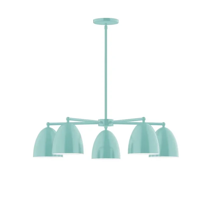 Montclair Light Works – CHC417-48-L10 – LED Chandelier – Jill – Sea Green – CHC41748L10