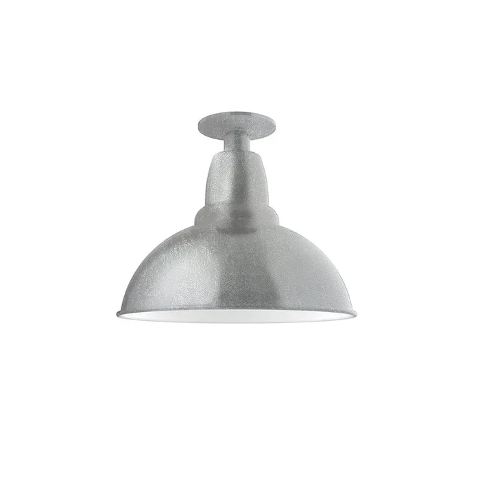 Montclair Light Works – FMB106-49-L12 – LED Flush Mount – Cafe – Painted Galvanized – FMB10649L12