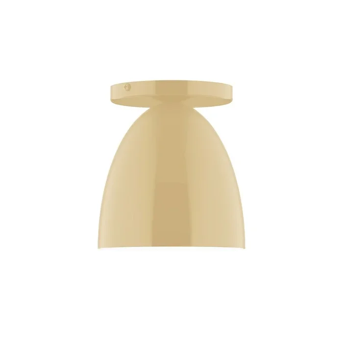 Montclair Light Works – FMD417-17 – One Light Flush Mount – Jill – Ivory – FMD41717