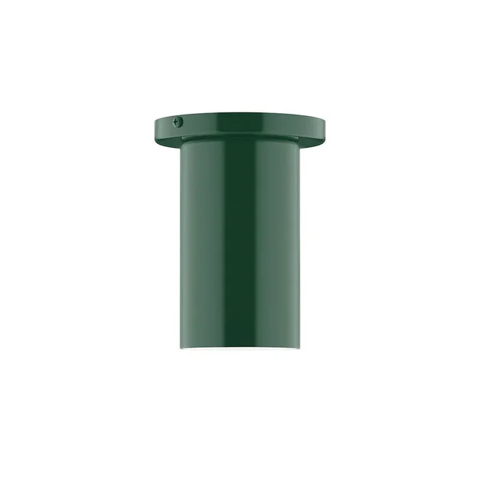 Montclair Light Works – FMD425-42 – One Light Flush Mount – Beam – Forest Green – FMD42542