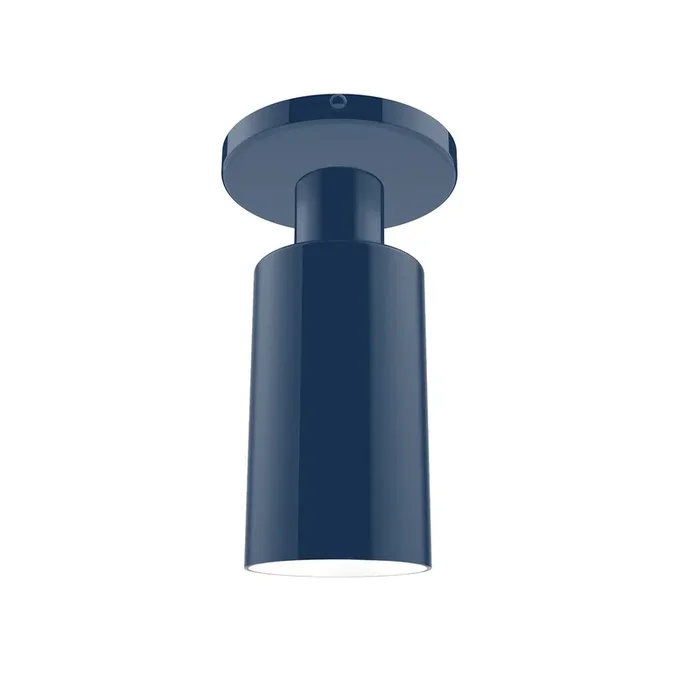 Montclair Light Works – FMDX450-50 – One Light Flush Mount – Spark – Navy – FMDX45050