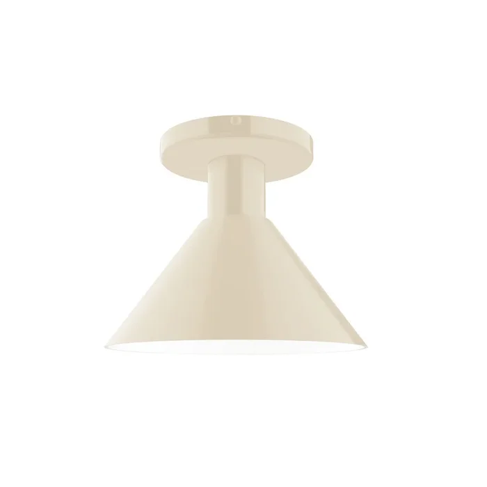 Montclair Light Works – FMDX451-16 – One Light Flush Mount – Chase – Cream – FMDX45116