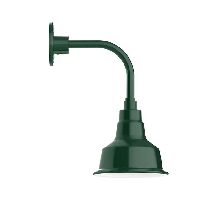 Montclair Light Works – GNT180-42-G05 – One Light Wall Mount – Warehouse – Forest Green – GNT18042G05