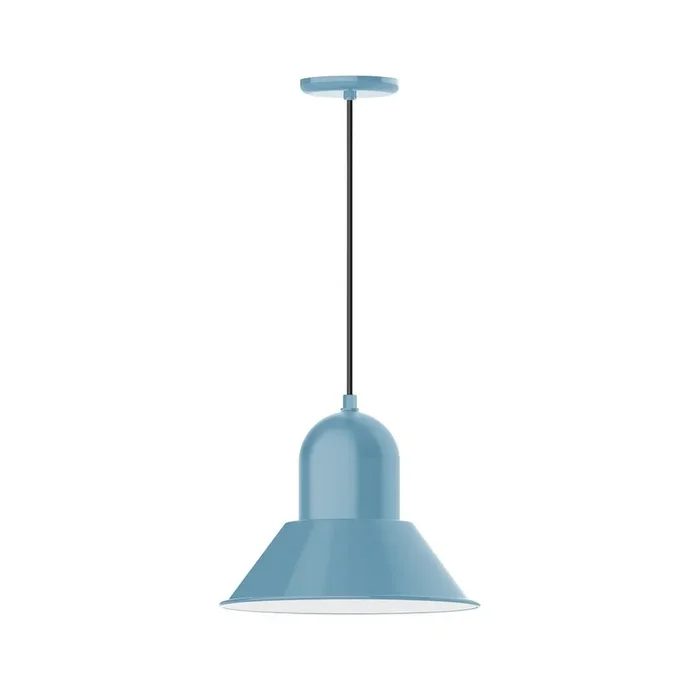Montclair Light Works – PEB124-54-C20 – One Light Pendant – Prima – Light Blue – PEB12454C20