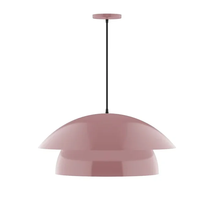 Montclair Light Works – PEBX447-20-C27-L13 – LED Pendant – Nest – Mauve – PEBX44720C27L13