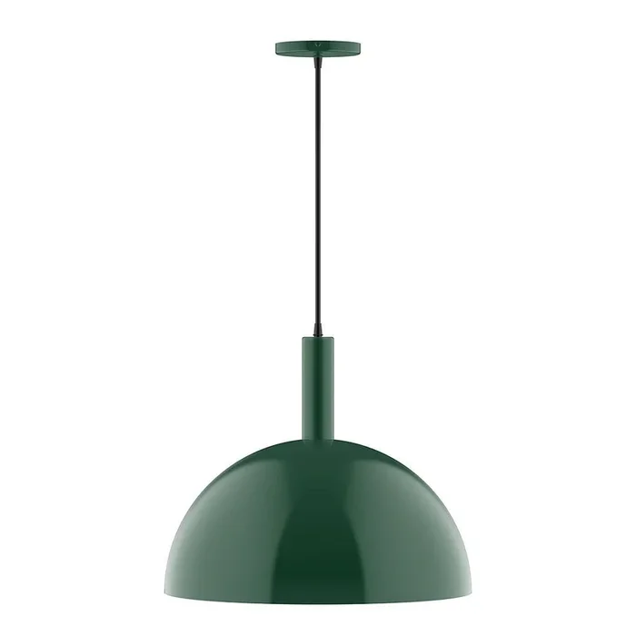 Montclair Light Works – PEBX472-42-C23-L13 – LED Pendant – Ray – Forest Green – PEBX47242C23L13