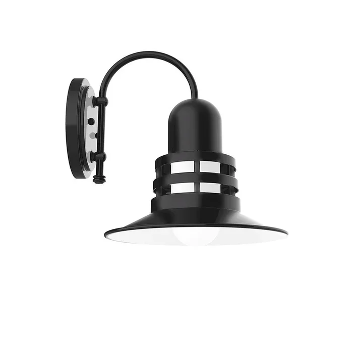 Montclair Light Works – SCC148-41 – One Light Wall Sconce – Atomic – Black – SCC14841