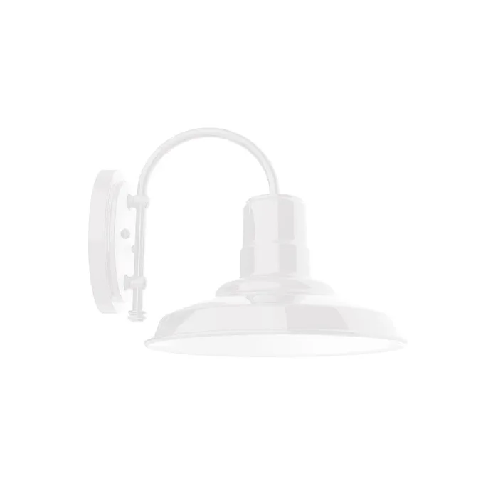 Montclair Light Works – SCC182-44-W12-L12 – LED Wall Sconce – Warehouse – White – SCC18244W12L12