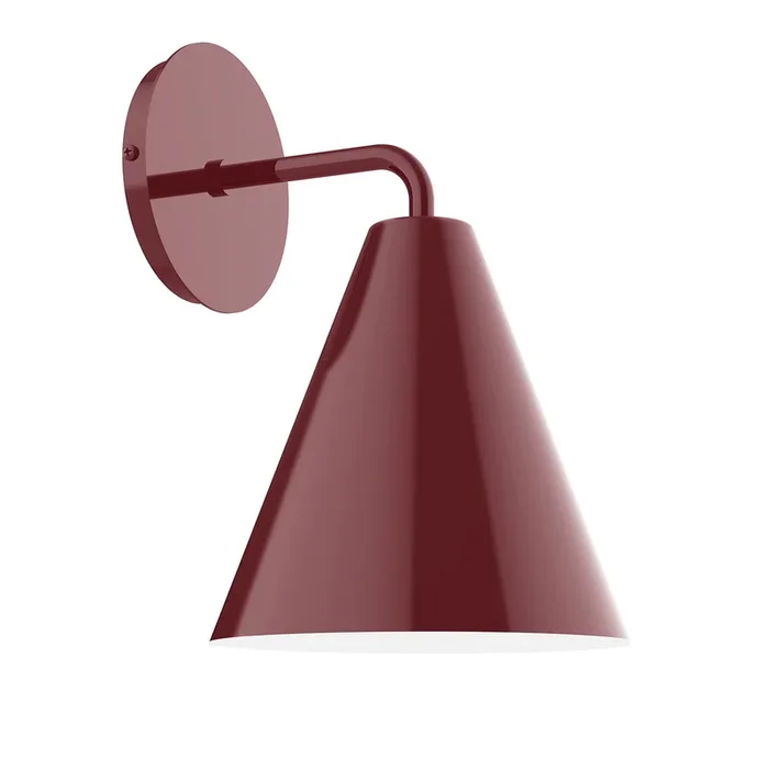 Montclair Light Works – SCJ420-55 – One Light Wall Sconce – Jynx – Barn Red – SCJ42055