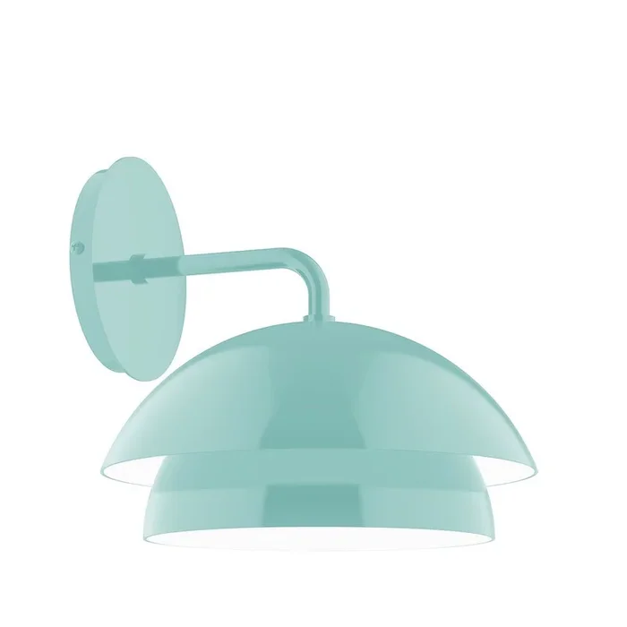 Montclair Light Works – SCJX445-48-L10 – LED Wall Sconce – Axis – Sea Green – SCJX44548L10