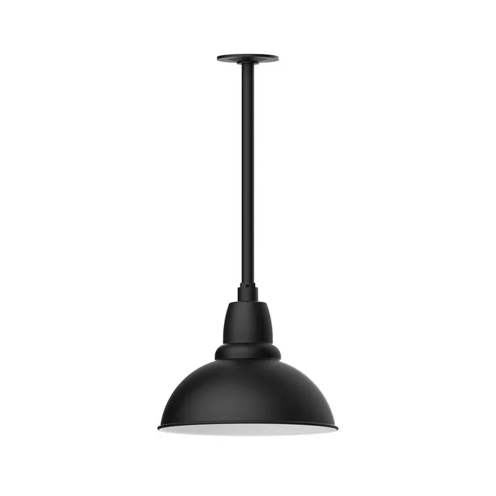 Montclair Light Works – STA106-41-H36-L12 – LED Pendant – Cafe – Black – STA10641H36L12