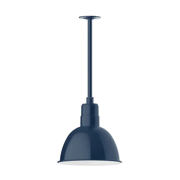 Montclair Light Works – STA116-50-H30-W12 – One Light Pendant – Deep Bowl – Navy – STA11650H30W12