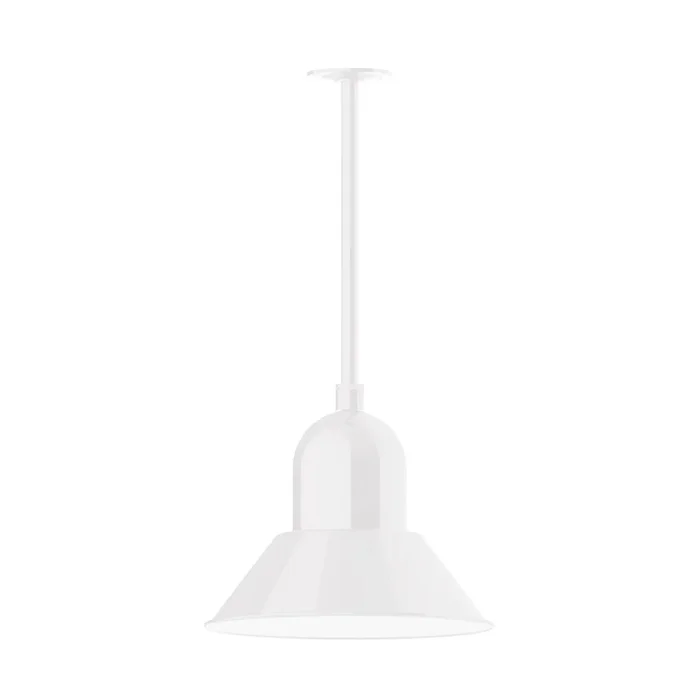 Montclair Light Works – STA124-44 – One Light Pendant – Prima – White – STA12444