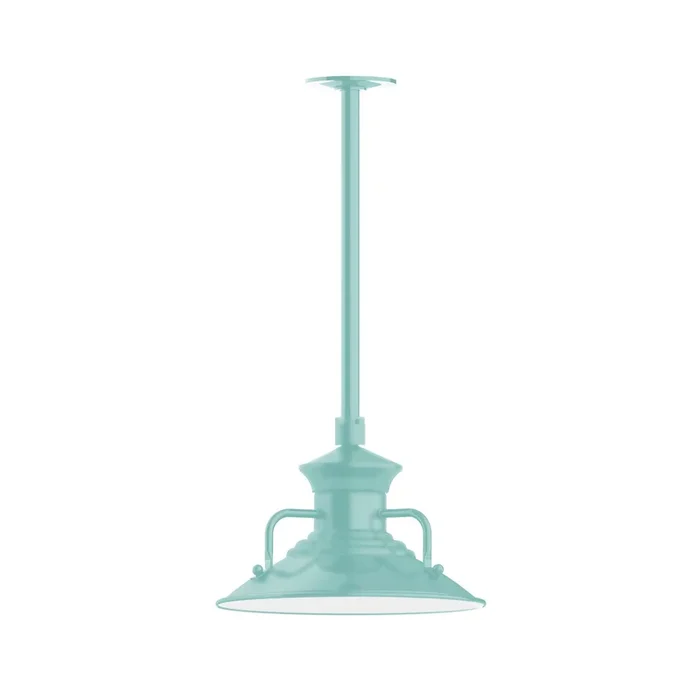 Montclair Light Works – STA142-48-H30 – One Light Pendant – Homestead – Sea Green – STA14248H30