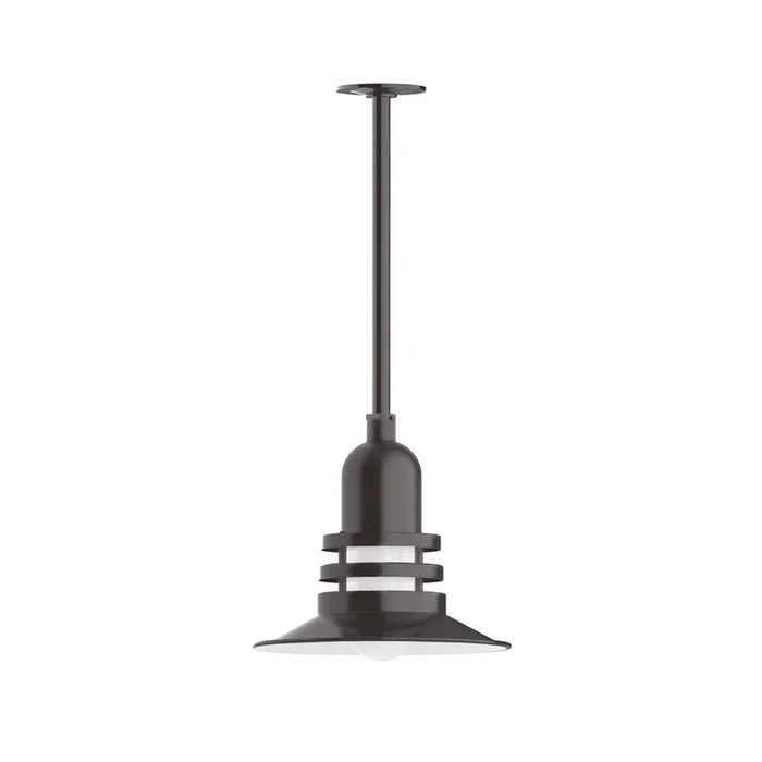 Montclair Light Works – STA148-51-H24 – One Light Pendant – Atomic – Architectural Bronze – STA14851H24