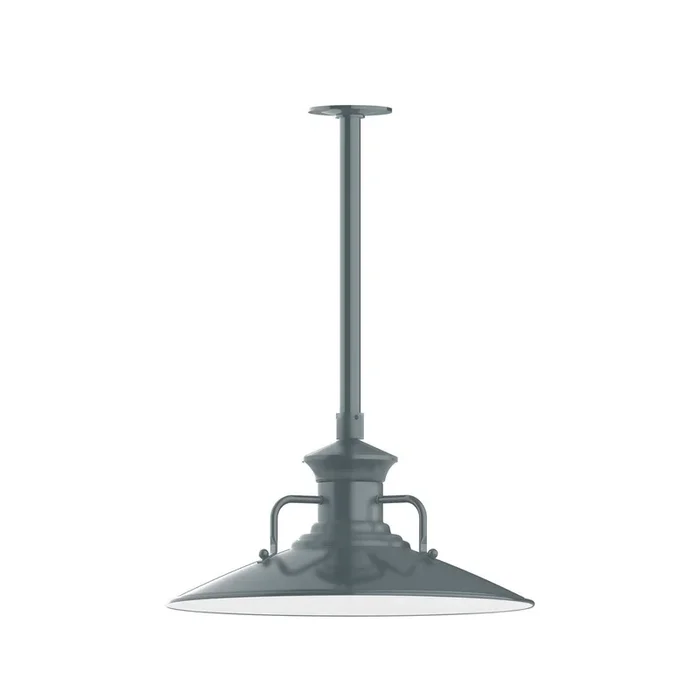 Montclair Light Works – STB143-40-T36 – One Light Pendant – Homestead – Slate Gray – STB14340T36