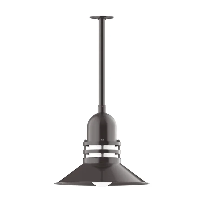 Montclair Light Works – STB150-51 – One Light Pendant – Atomic – Architectural Bronze – STB15051