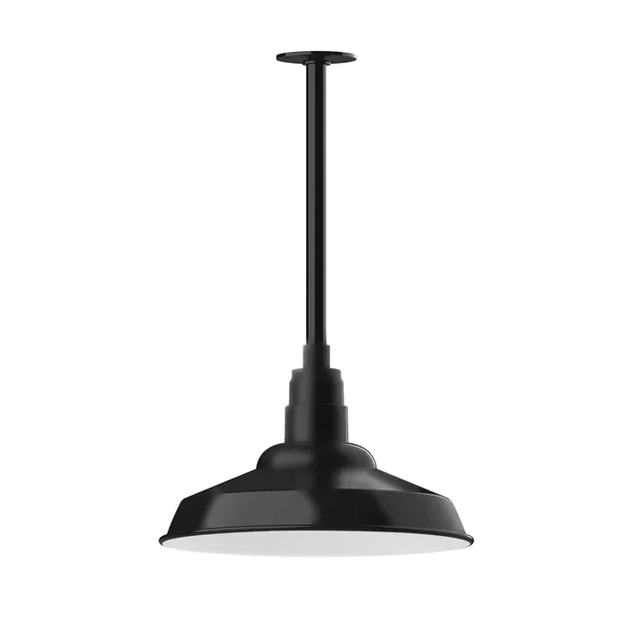 Montclair Light Works – STB184-41 – One Light Pendant – Warehouse – Black – STB18441
