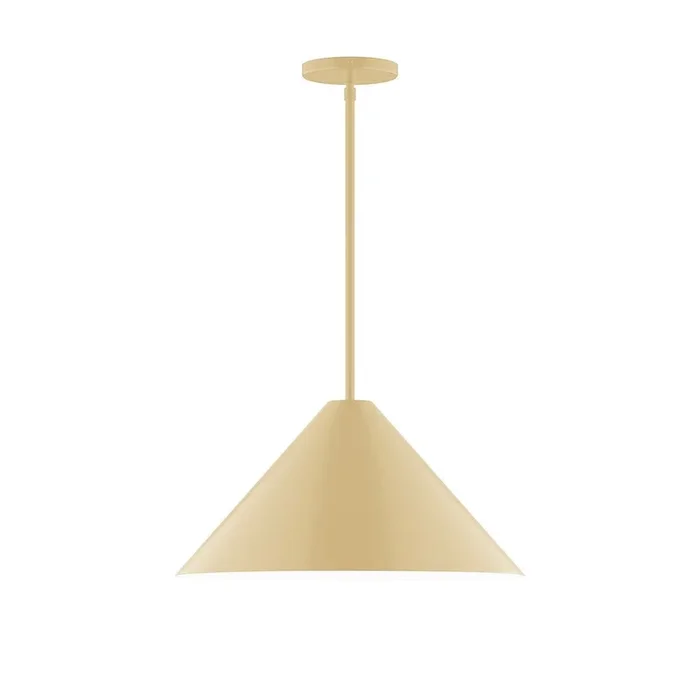 Montclair Light Works – STG423-17 – One Light Pendant – Axis – Ivory – STG42317