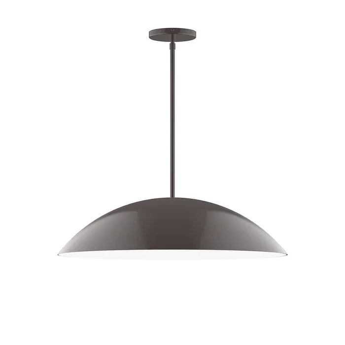 Montclair Light Works – STG439-51 – Two Light Pendant – Plateau – Architectural Bronze – STG43951