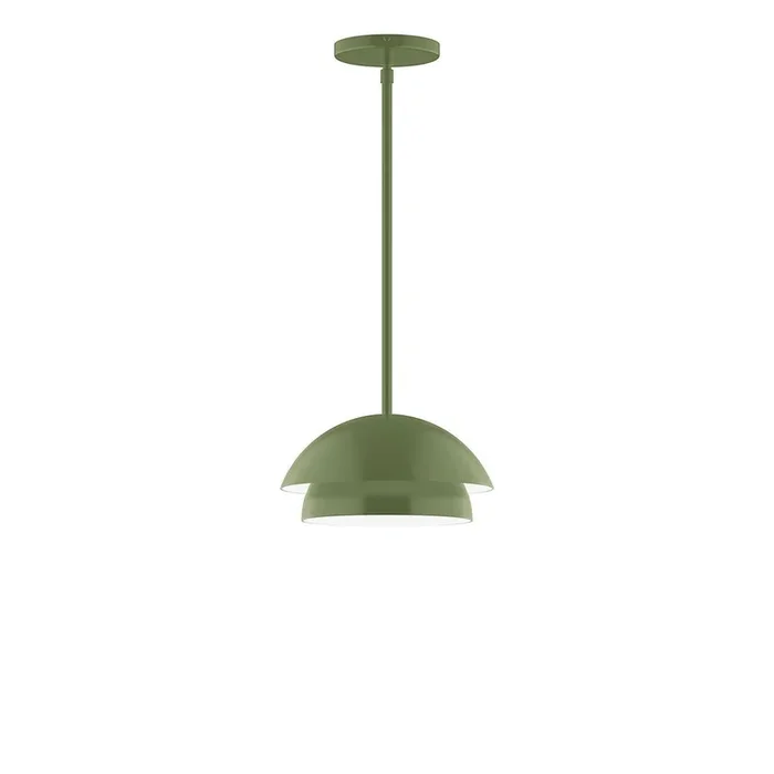 Montclair Light Works – STGX445-22 – One Light Pendant – Nest – Fern Green – STGX44522