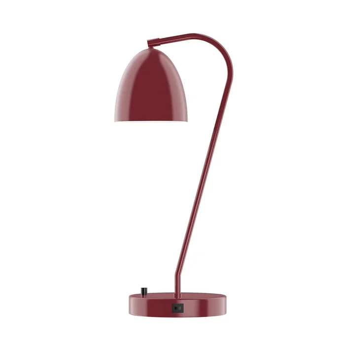 Montclair Light Works – TLC417-55 – One Light Table Lamp – Jill – Barn Red – TLC41755
