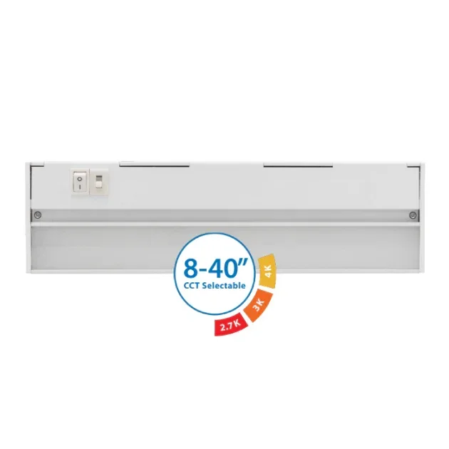 NICOR NUC-5 Series 8 Inch Oil Rubbed Bronze Selectable LED Under-Cabinet Light (NUC508SOB)