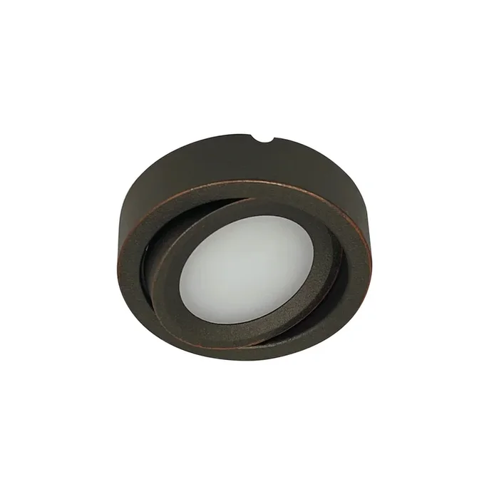 Nora 24V Josh Adjustable LED Puck Light 300Lm 4000K Bronze Finish (NMP2-A40BZ)