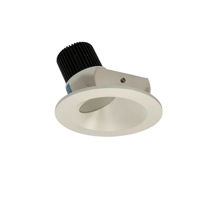 Nora 4 Inch Iolite LED Round Wall Wash 1000Lm 14W 2700K White Reflector White Flange (NIO-4RW27XWW/10)